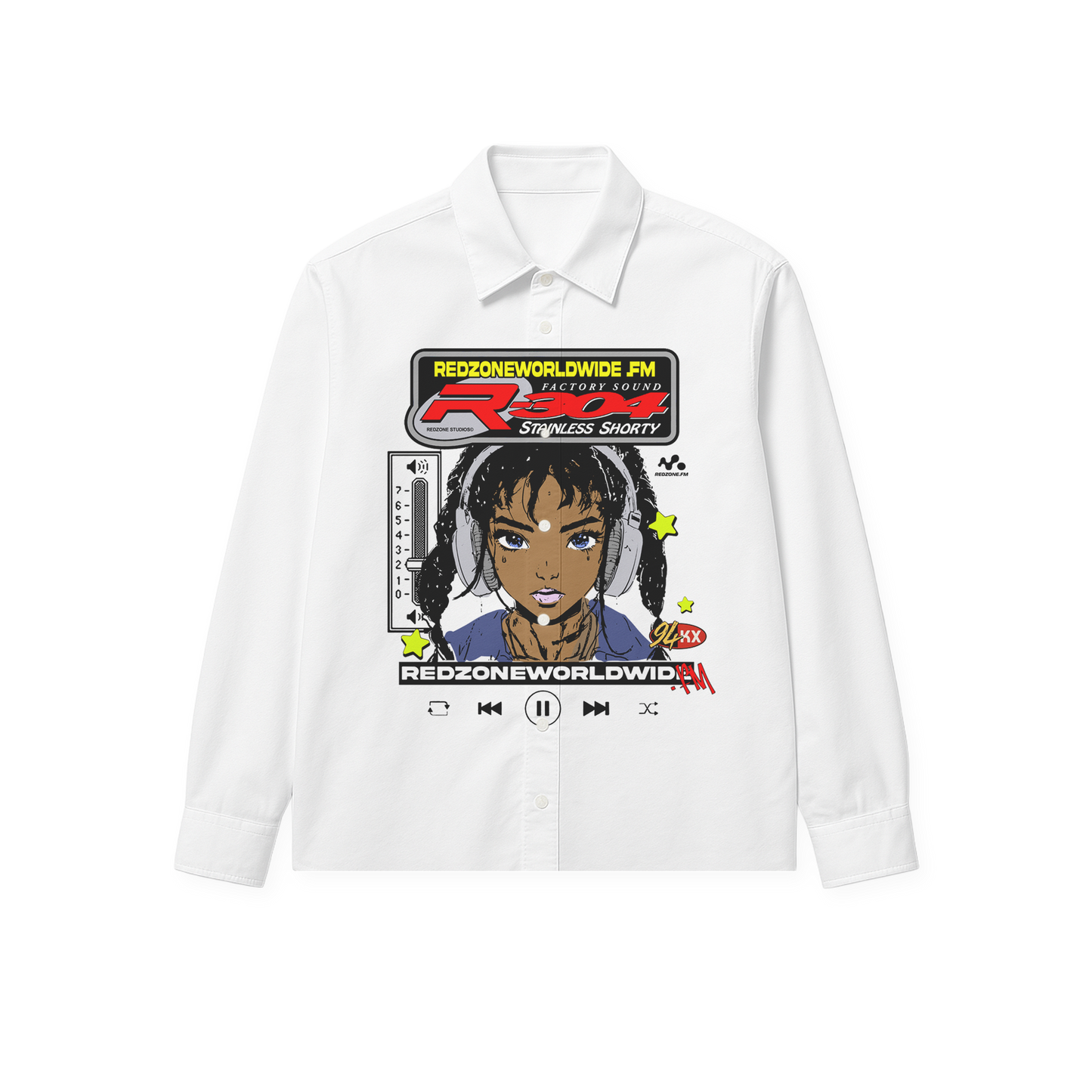 REDZONE 304 SHORTY BUTTON UP