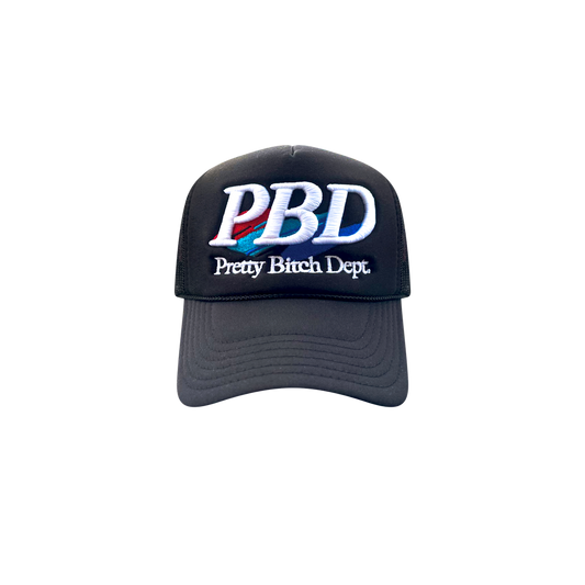 P.B.D TRUCKER HAT (BLACK)
