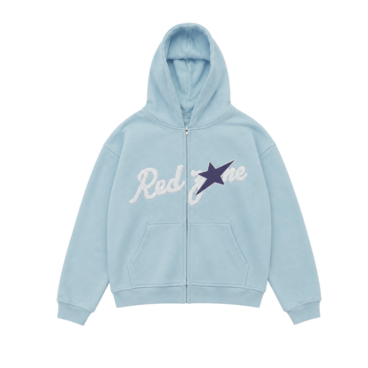 .REDZONE STAR ZIP (BLUE)
