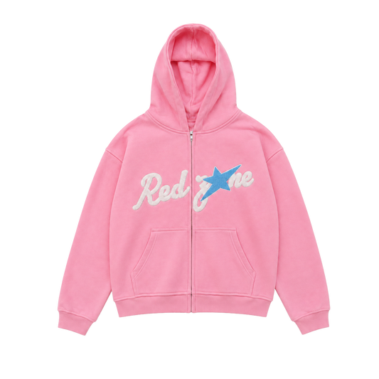 .REDZONE STAR ZIP (PINK)